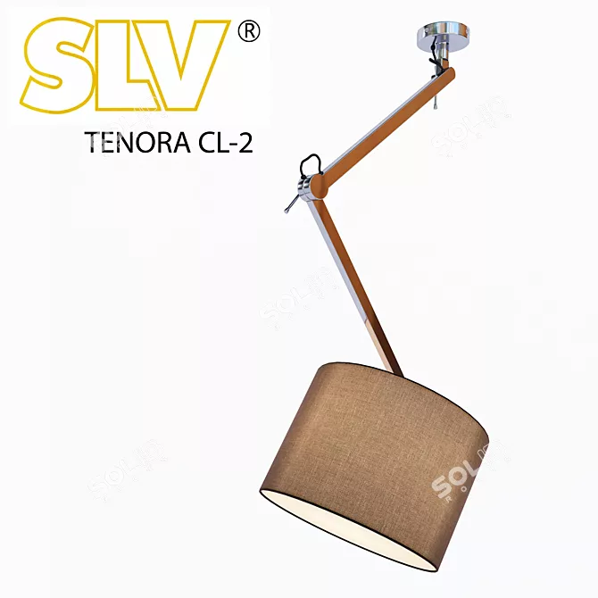 SLV Tenora CL-2: Stylish Ceiling Pendant Light 3D model image 1