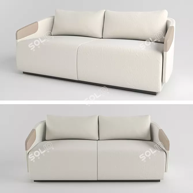 Casamania WORN Upholstery Sofa 3D model image 1