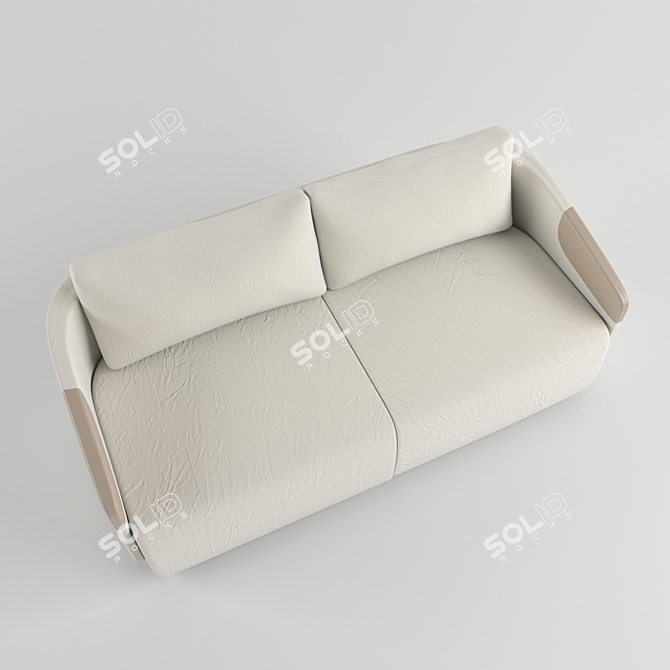 Casamania WORN Upholstery Sofa 3D model image 3