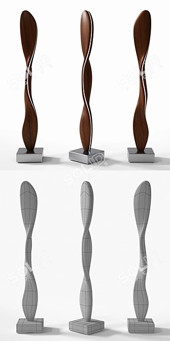 RIVA 1920 Fiamma: Modern Elegance 3D model image 2