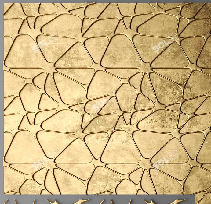 Elegance Lattice Panel 3D model image 3