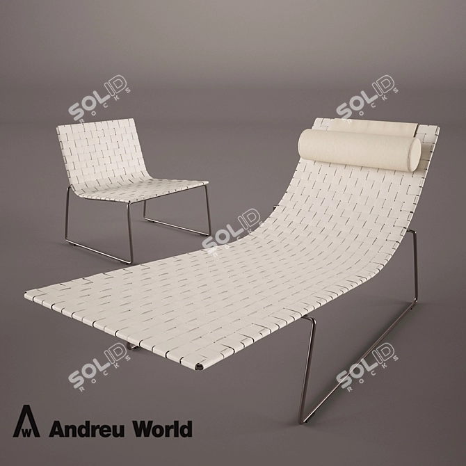 Trenza - Modern Elegance for Your Space 3D model image 1