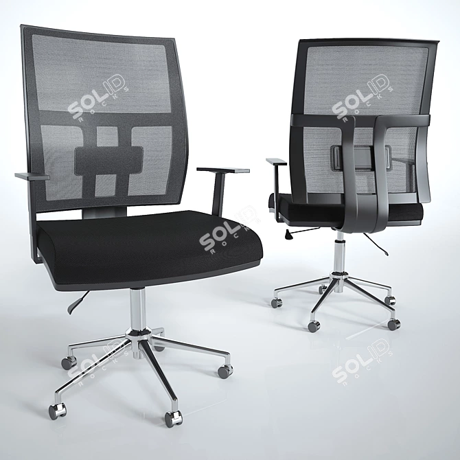 ErgoFlex Office Chair 3D model image 1