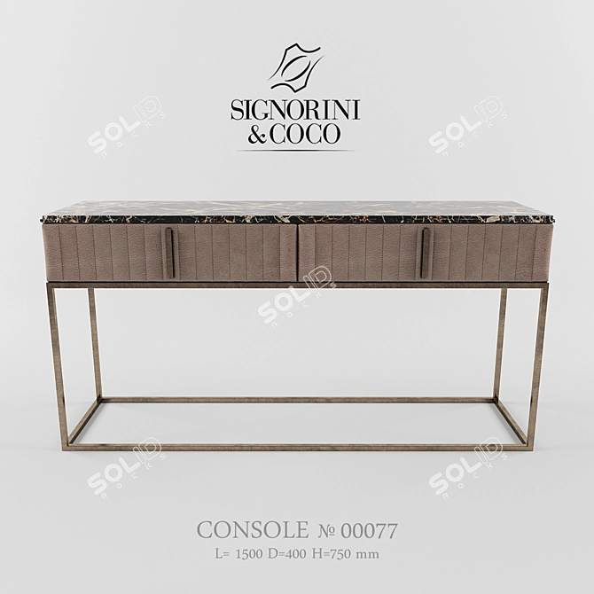 SIGNORINI COCO Console - Daytona Collection 3D model image 1