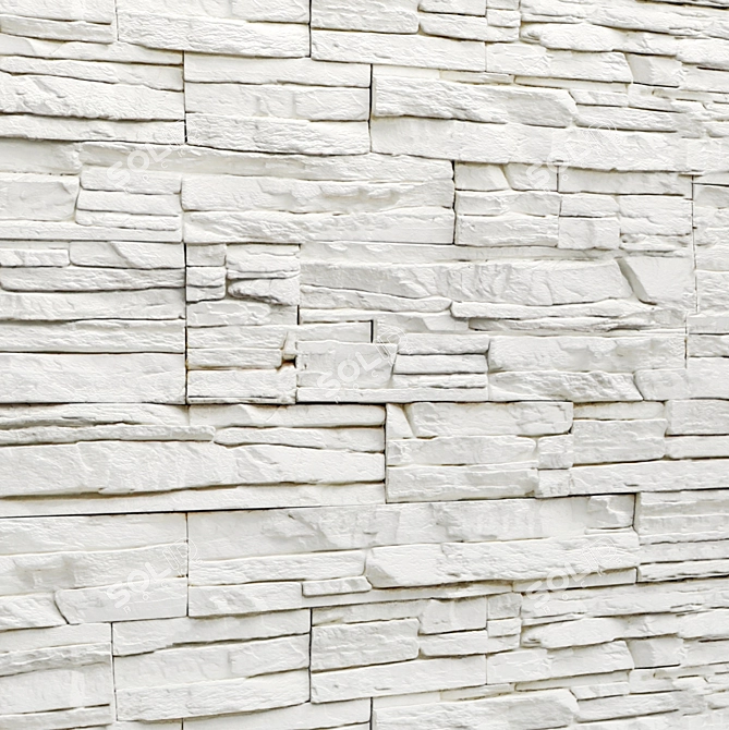 Rock Craft: Artisanal Masonry 3D model image 2