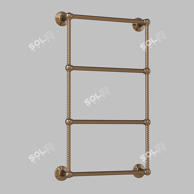 Sleek Towel Warmer 3D model image 1