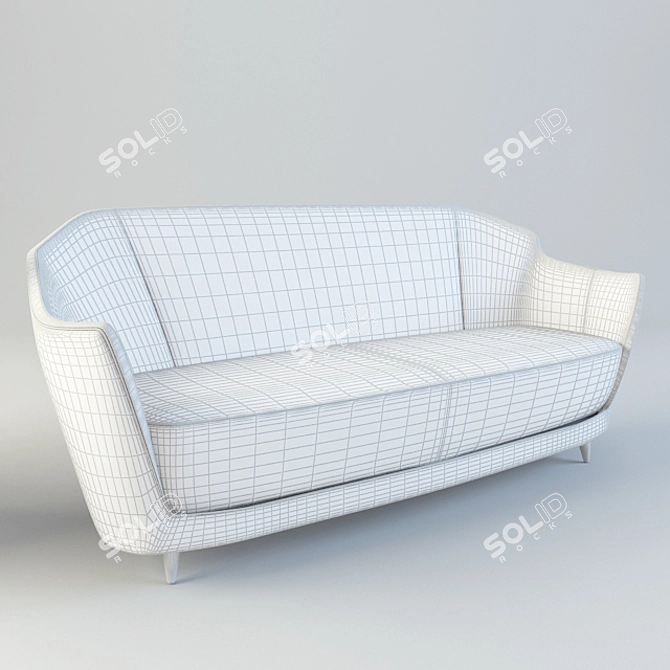 Italian Made Folies Sofa 3D model image 2
