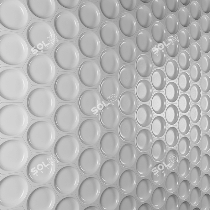 3D Wall Panel - Transform Your Space 3D model image 1