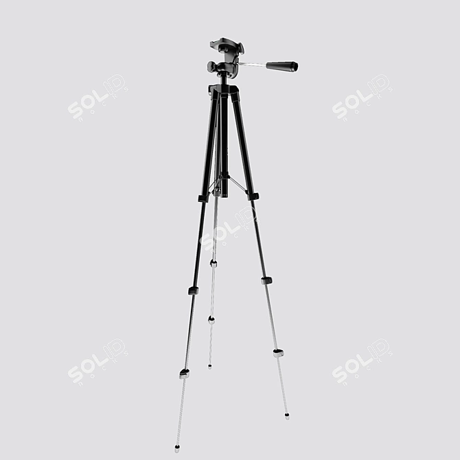 ECSA-3110 3D Tripod: Realistic and High-polygon 3D model image 1