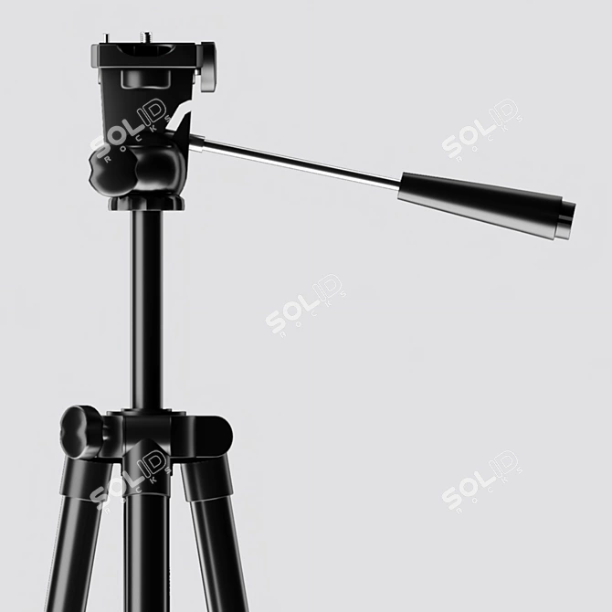 ECSA-3110 3D Tripod: Realistic and High-polygon 3D model image 2