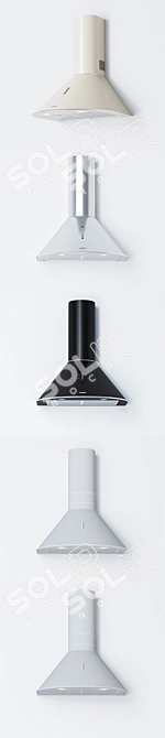 ELEYUS VIOLA Extractor Hood Set 3D model image 2
