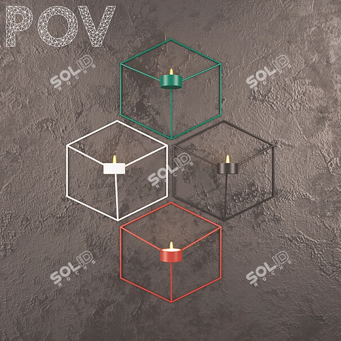 Transforming Candlestick Holders 3D model image 1