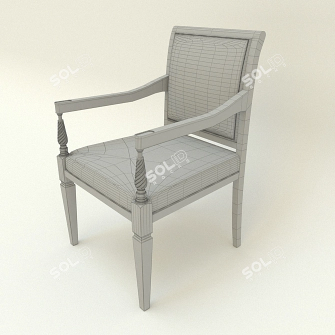 Comfort Plus Armchair 3D model image 2