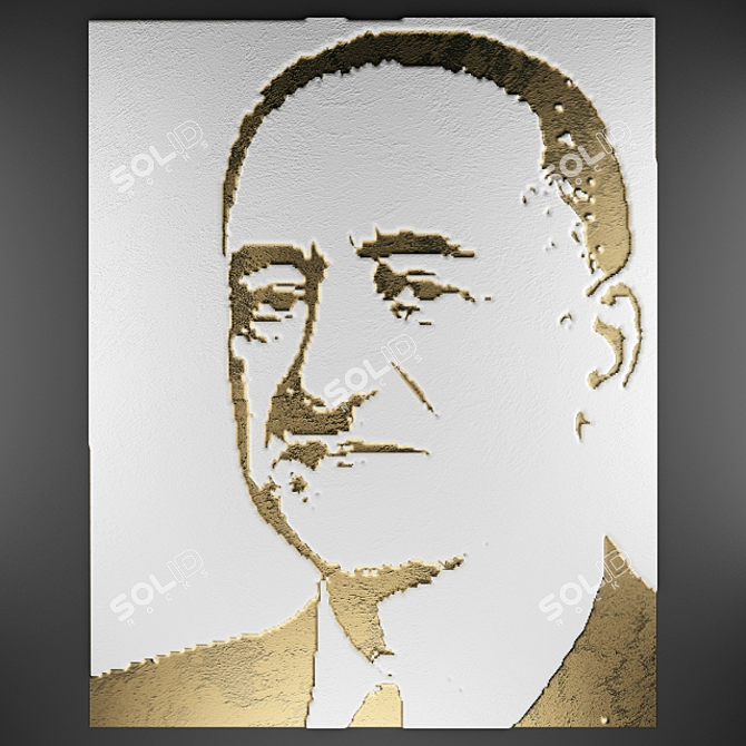 Azerbaijani Statesman & Journalist 3D model image 1