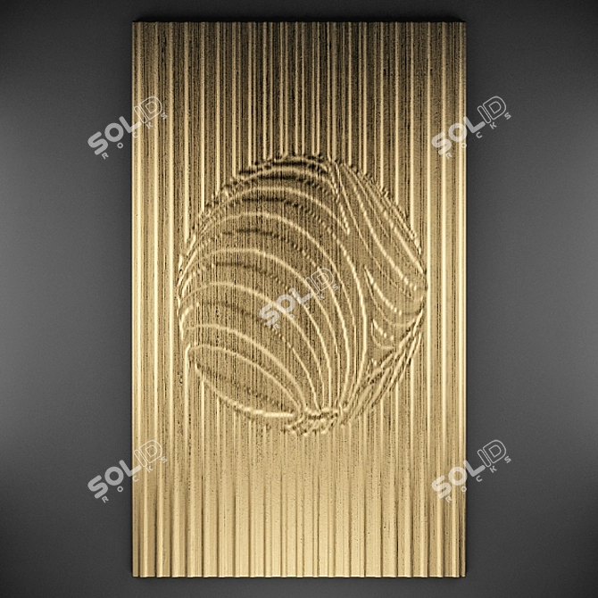 Modern Wall Art 3D model image 1