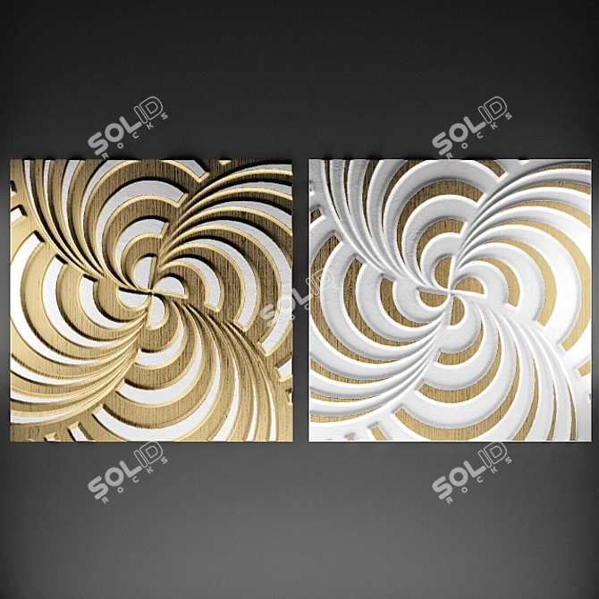 Elegant Wall Art 3D model image 3