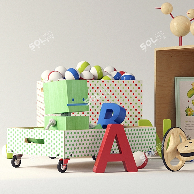 Fun-tastic Kids Toy Set 3D model image 2