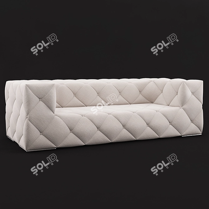 Italian Luxury: Castello 245 Sofa 3D model image 1