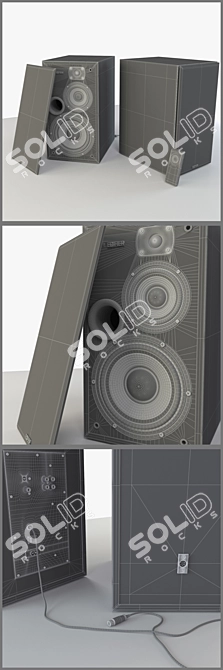 Edifier R2700 Desktop Stereo System 3D model image 3
