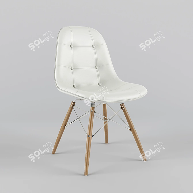 Modern Elegance: Eames Eiffel Chair 3D model image 1