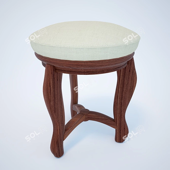 Comfy Seat Stool 3D model image 1