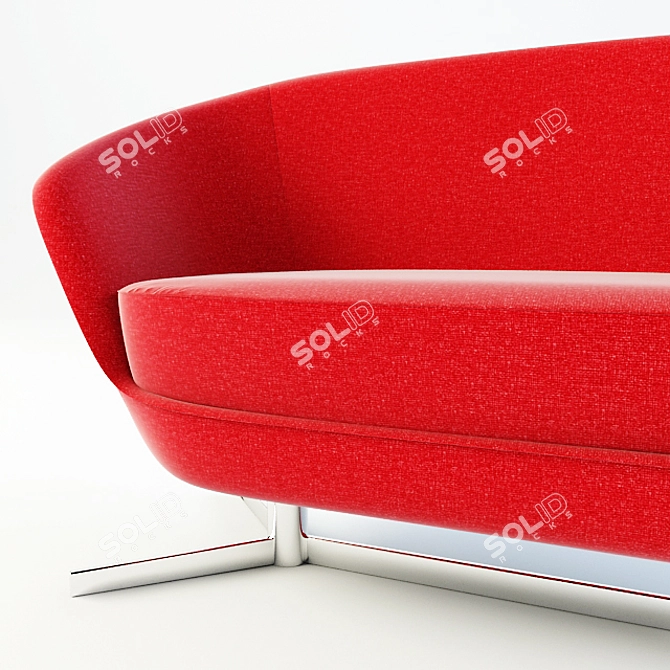 Contemporary Jango Sofa by La Cividina 3D model image 2