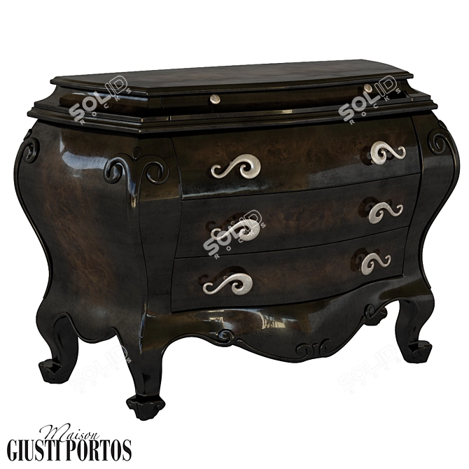 Classic Chest of Drawers: Giusti Portos Marchese 263 3D model image 1