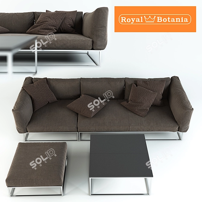 Royal Botania Sofa Set 3D model image 2