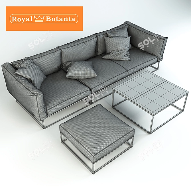 Royal Botania Sofa Set 3D model image 3