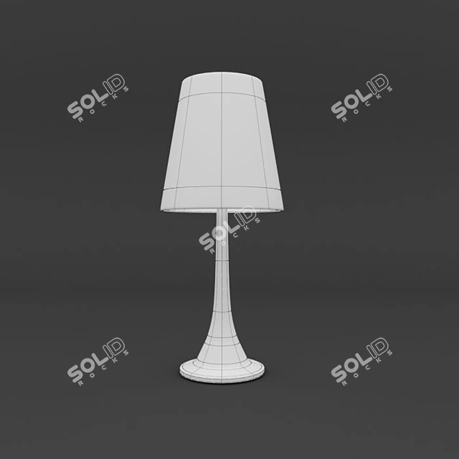 Elegant 42cm Table Lamp 3D model image 2