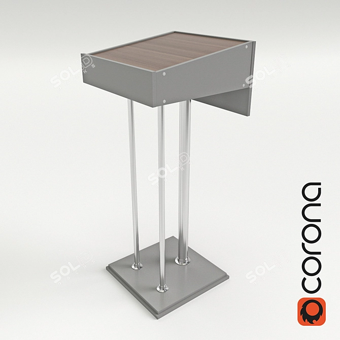 Open-Air Bleachers | Portable Seating 3D model image 1