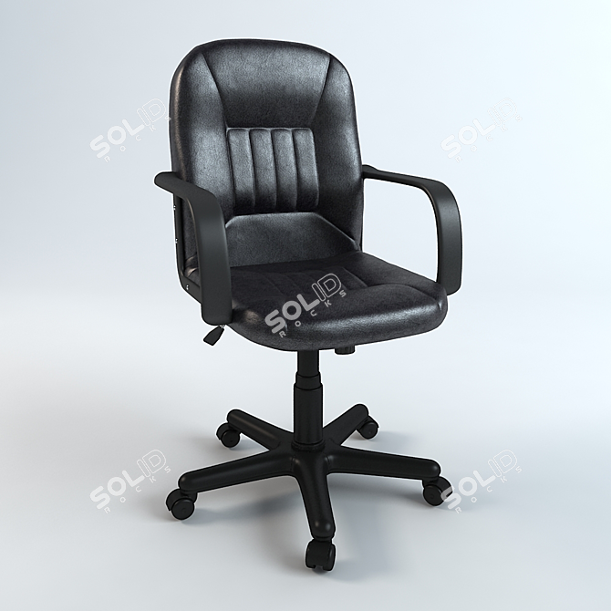 Title: ErgoPro Office Chair 3D model image 1