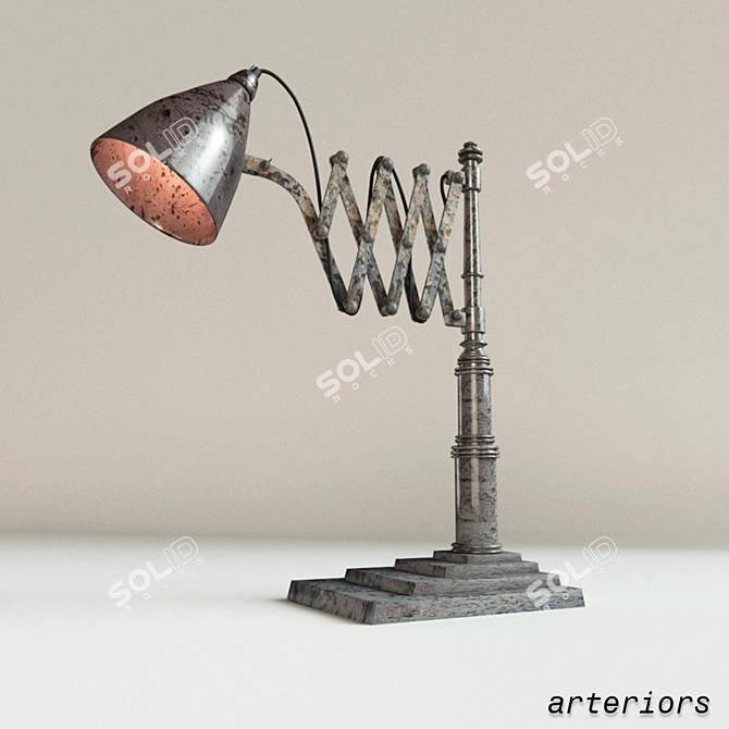 Elegant Fraiser Desk Lamp 3D model image 1