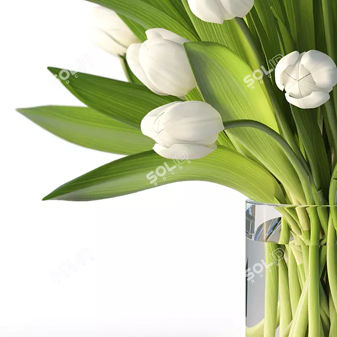 Low Poly Tulips | 3D Models 3D model image 2