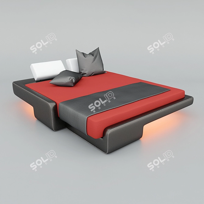 ErgoMax - Reimagined 3D Bed 3D model image 1