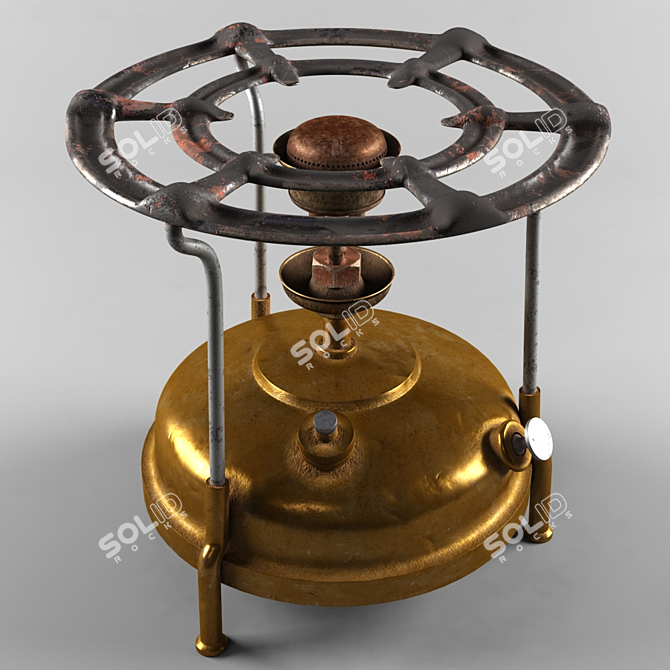 Portable Primus Stove: Turbocharged Efficiency 3D model image 1