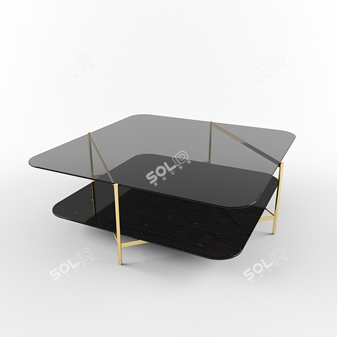 Ligne Roset CLYDE Coffee Table 3D model image 1