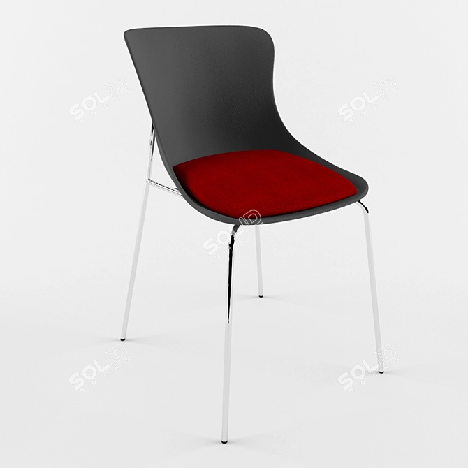 Minimalist Ettoriano Chairs 3D model image 2