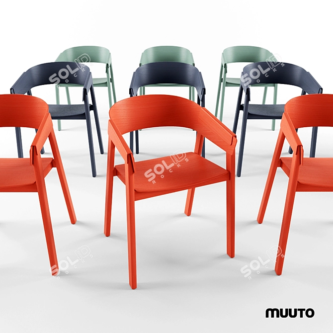 Muuto Cover: Simplistic Elegance 3D model image 2