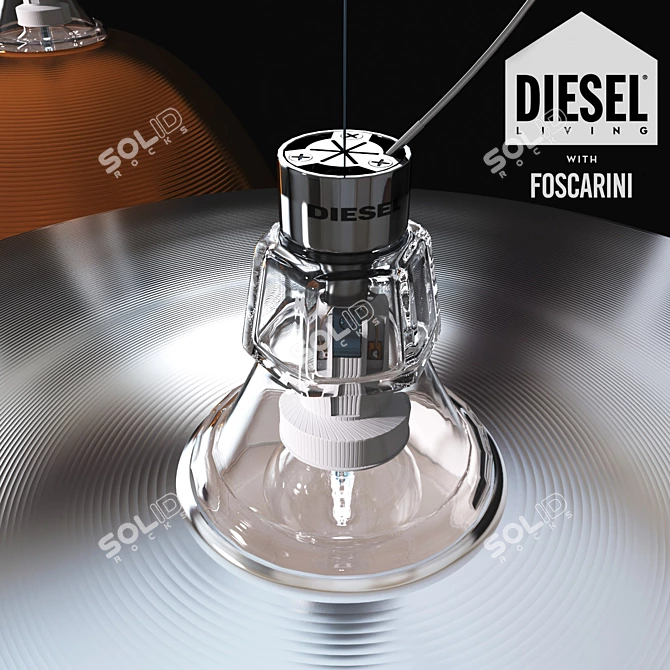 Diesel Crash & Bell: Industrial Elegance 3D model image 2