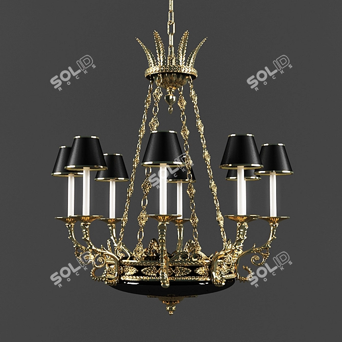 Mariner Royal Heritage Chandelier 3D model image 1