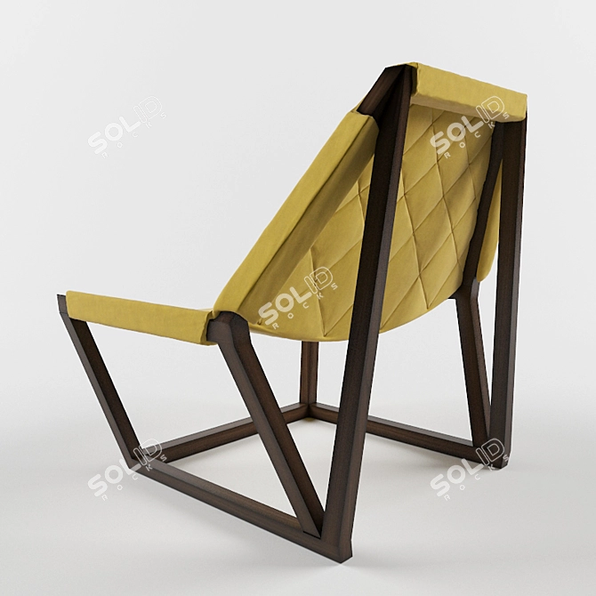 ErgoFlex Tenso Chair: The Ultimate Seating Solution 3D model image 2