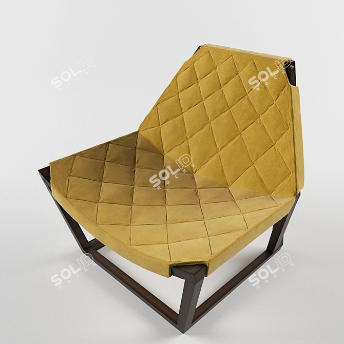 ErgoFlex Tenso Chair: The Ultimate Seating Solution 3D model image 3