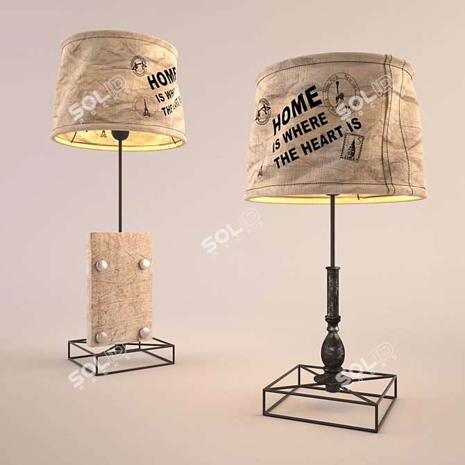 Eglo Vintage Lamp (2015 Collection) 3D model image 1