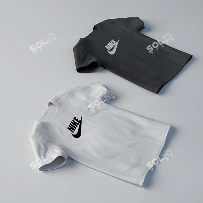 Nike Big Print Tee 3D model image 1