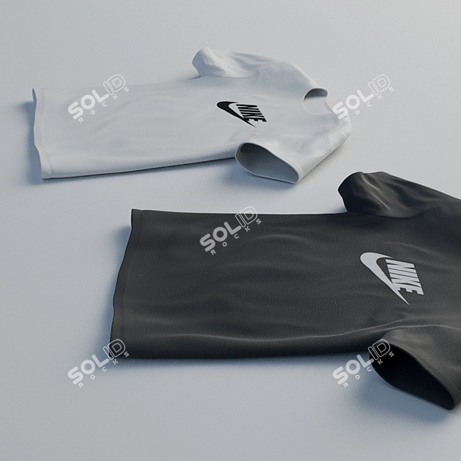 Nike Big Print Tee 3D model image 2