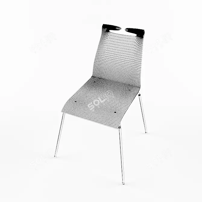 Arte 14: Italian Monumental Chair 3D model image 2