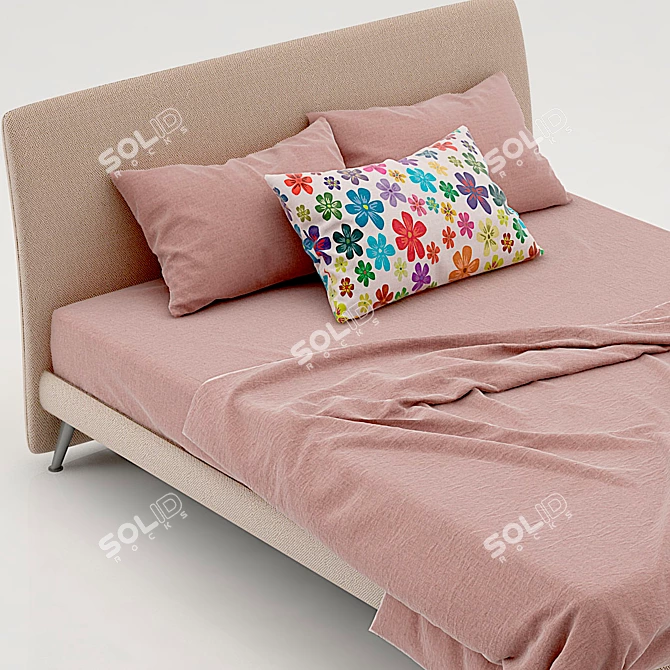 Bonaldo Dream on Bed - Ultimate Comfort and Elegance 3D model image 2