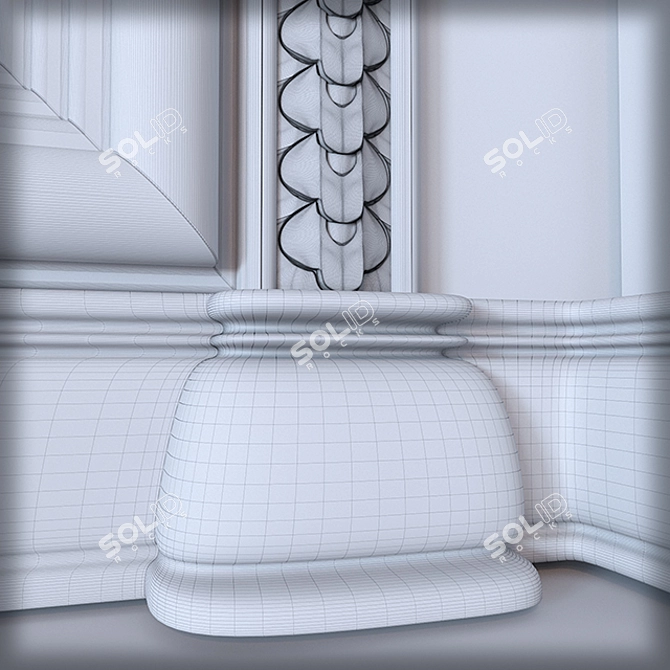 Siena Avorio Italian Hallway Furniture 3D model image 2