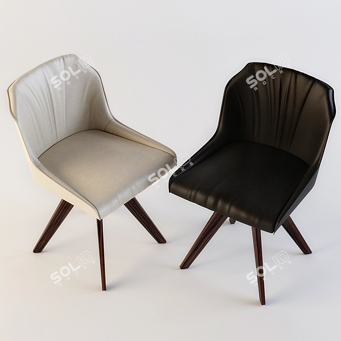 Sleek and Smooth: Cattelan Italia Tyler 3D model image 2